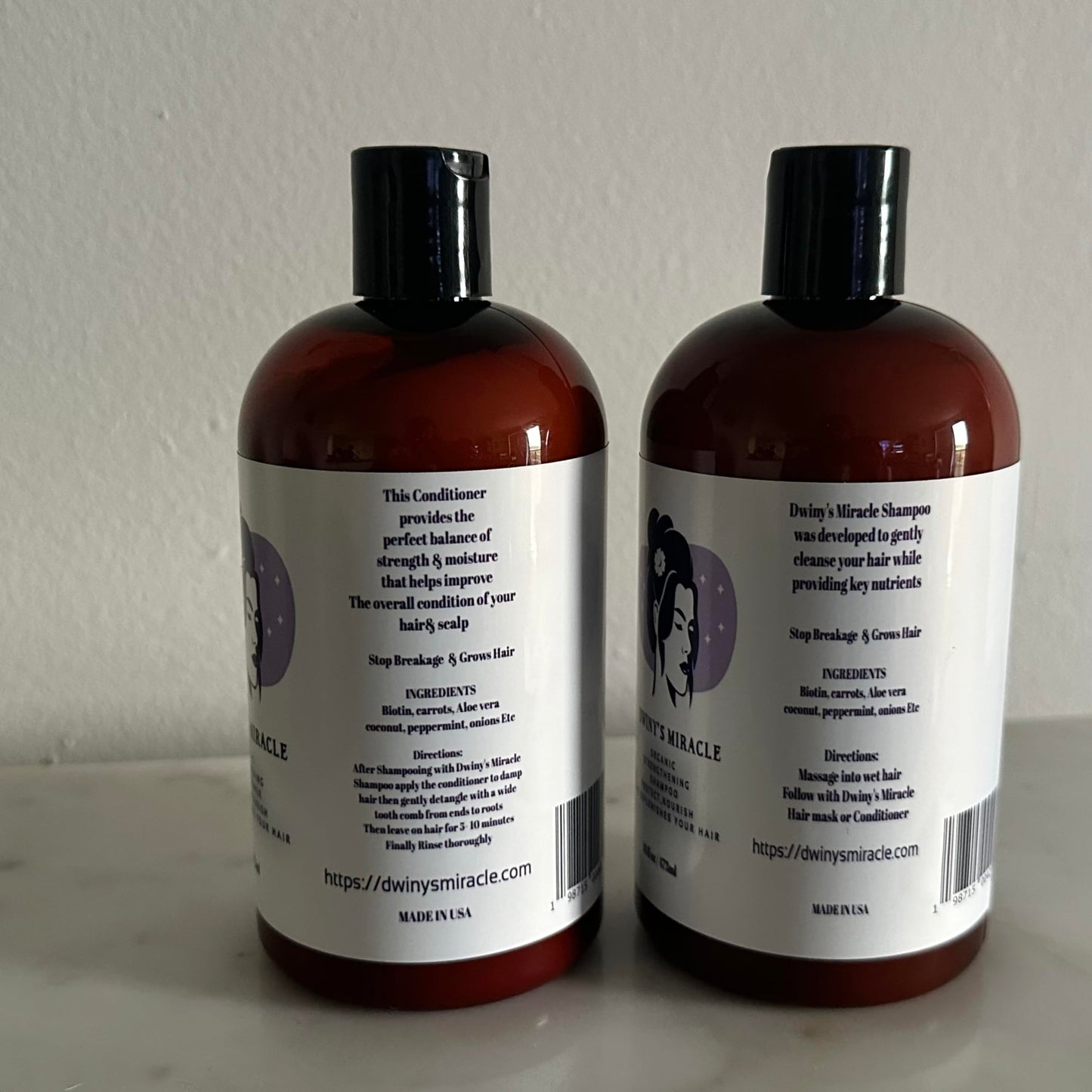 shampoo and conditioner